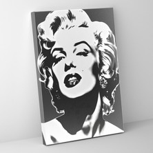Painted Anarchy Klasik Hollywood Portresi Konulu Çağdaş Sanat Dekoratif Kanvas Tablo