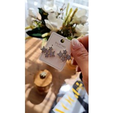 Xuping Jewelry Taşlı Yıldız Detaylı Küpe