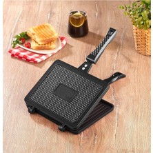 Zemira Oms 3733 Döküm Ocak Üstü Tost Makinesi 25X19CM