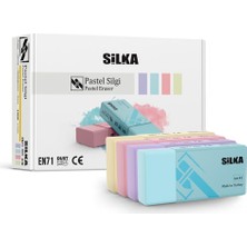 Zemira Si̇lka 1 Adet Silgi Pastel Random Renk Art.45, 6140.00036