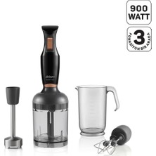 Zemira AR1108-S Smarty Neo El Blender Seti, 900 W, 800 ml Hazne, Siyah