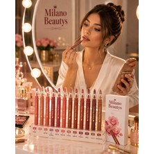 Milano Beautys 12'li Kalemtraşlı Kalın Dudak Kalemi