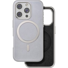 Ozkr Store Venco Apple Iphone 16 Pro Puskas Magsafe Kapak - Titan Gri