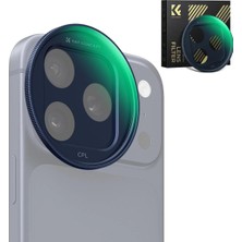 K&F Concept iPhone 17 Pro ve Pro Max Için Cpl Filtre (Blue)
