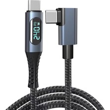 Zemira USB 4 Kablo, Kablo Için Dik Açı Pd 240 W Çift 8k Ekran Kab