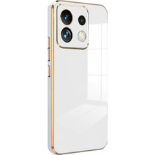 Ozkr Store Xiaomi Poco M6 Pro 4g Kılıf Volet Silikon - Beyaz