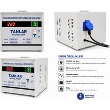 Tanlar Regülatör 5 Kva Otomatik Voltaj Regülatörü 130/220VAC