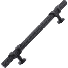 Zemira 10 Adet Burç 96 mm Mat Siyah Metal Kulp Mobilya Çekmece Mutfak Kapak Dolap Kulplar Dolabı Kulbu Kul