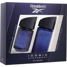 Reebok Iconic Statement Blue Edp 100 ml + Shower Gel  200 ml Erkek Parfüm Seti
