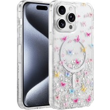sbodurhome    iPhone 15 Pro Max Misk Simli Magsafe Kapak - Desen 4