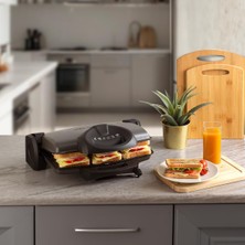 Zemira Aryıldız Contact Grill Tost Makinesi Antrasit