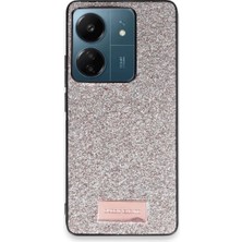 Ozkr Store Onegif Xiaomi Redmi 13C Bright Simli Kapak - Gold
