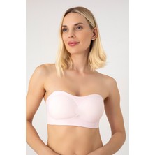 Best Model Balensiz Çıkarılabilir Pedli Straplez Dikişsiz Sütyen