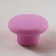 Zemira Bohem Pembe Mantar Kulp Düğme 1 Adet Çekmece Mutfak Mobilya Dolabı Dolap Kulpu Kulbu Plastik Kulp