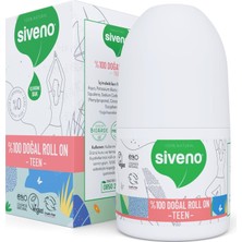 Zemira SIVENO%100 Doğal Roll-On Teen Girl Genç Kız Deodorant Ter Kokusu Önleyici Bitkisel Lekesiz Vegan 50