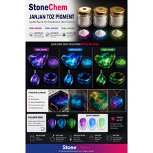 Stonechem JanJan Toz Pigment 15 Gr - Interference Efekt Pigmenti - 3 Renk