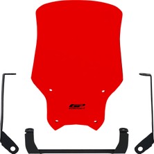 Gp Kompozit Cf Moto 250 Nk 2018-2022 Uyumlu Ön Cam Kırmızı 49 cm