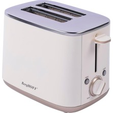 Zemira Berghoff Gem Pearl 2 Dilim Ekmek Kızartma Makinesi – 1000 W, Paslanmaz Çelik | Vanilya