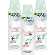 Zemira 3'lü Mineral Hyaluronik Bakım Sprey Deodorant Seti