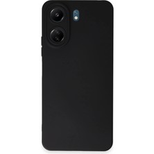 Ozkr Store Xiaomi Redmi 13C Kılıf Nano Içi Kadife Silikon - Siyah