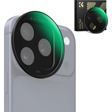 K&F Concept iPhone 17 Pro ve Pro Max Için Cpl Filtre (Black)