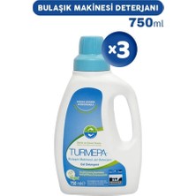 Zemira Turmepa Jel Bulaşık Makinesi Deterjanı 750 ml x 3