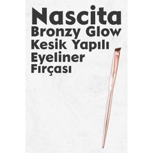 Zemira Bronzy Glow Kesik Yapılı Eyeliner Fırçası