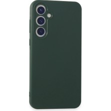 Ozkr Store Samsung Galaxy A55 5g Kılıf First Silikon - Koyu Yeşil