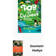 Kronik Kitap Rob Ile Çiziyorum 2 - Muhteşem Hayvanlar + Geometri Hediye