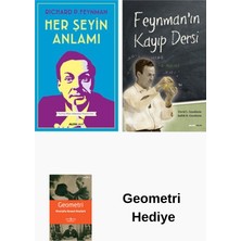 Richard P. Feynman 2 Kitap Seti + Geometri Hediye