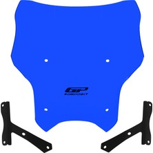 Gp Kompozit Hero X-Pulse 200 2020-2024 Uyumlu Ön Cam Mavi 33 cm