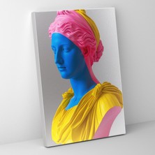 Painted Anarchy Klasik ve Pop Sanat Temalı Neoklasik Heykel Tasarımı Duvar Tablosu