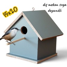 ncy Ahşaş Kayın Kuş Yuvası Kuş Evi Dış Mekan ( Yağmura , Kara ) Dayanıklı