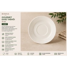 Bonna Porselen Gourmet Kase Tabağı 17 cm 3'lü