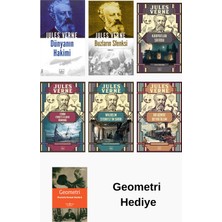 İthaki Yayınları Jules Verne 6 Kitap Seti + Geometri Hediye