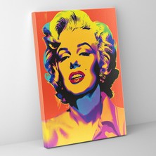 Painted Anarchy Pop Art Unutulmaz Klasik Hollywood Portresi Çağdaş Sanat Dekoratif Kanvas Tablo