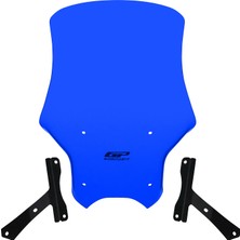 Gp Kompozit Hero X-Pulse 200 2020-2024 Uyumlu Ön Tur Camı Mavi 49 cm