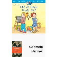 İş Bankası Kültür Yayınları Elif ile Deniz Küstü Mü?-Ilk Okuma Kitabım + Geometri Hediye