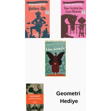 İş Bankası Kültür Yayınları Ömer Seyfettin 3 Kitap Seti + Geometri Hediye