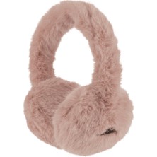 Nordbron Unisex Kulak Isıtıcı Pembe Kışlık Polyester Astarlı Fluff
