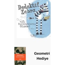 İş Bankası Kültür Yayınları Dedektif Zebra ve Kayıp Kurabiyelerin Gizemi + Geometri Hediye