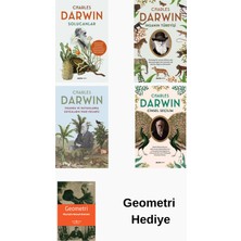 Charles Darwin 4 Kitap Seti + Geometri Hediye