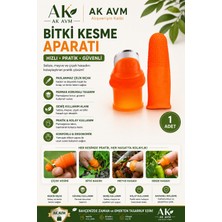 Ak Avm 1 Adet Bıçaklı Silikon Parmak Koruyucu Aparat, Meyve Sebze Toplama & Bahçe Hasat ve Kesme Aracı