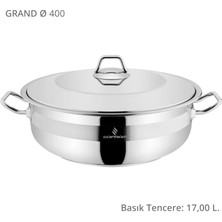 Nehir Sofram Grand 40 cm Basık Tencere 17 Lt