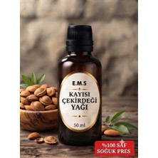 E.M.S 50 ML KAYISI ÇEKİRDEĞİ YAĞI % 100 SAF SOĞUK PRES DOĞAL KAYISI ÇEKİRDEĞİ YAĞI.