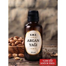 E.M.S 50 ML ARGAN YAĞI %100 SAF SOĞUK SIKIM SAÇ VE CİLT BAKIMI SAF ARGAN YAĞI.