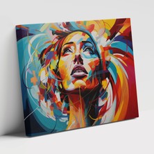 Painted Anarchy Blockchain Temalı Sanatı Kanvas Duvar Tablosu