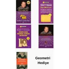 Robert T. Kiyosaki 4 Kitap Seti + Geometri Hediye