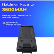 Ümit Maker Samsung Jet 95 Complete 25.2V 3500 Mah Batarya