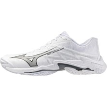Mizuno Wave Lightning Elite Unisex Voleybol Ayakkabısı Beyaz / Gri